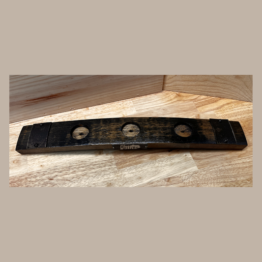 Hand Finished Barrel Stave Bitters Display