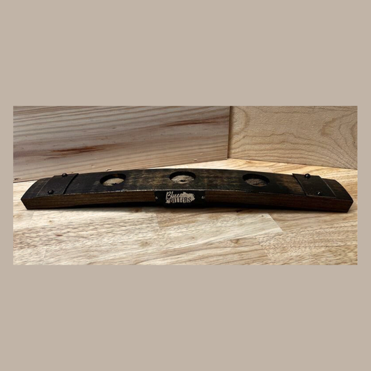 Hand Finished Barrel Stave Bitters Display