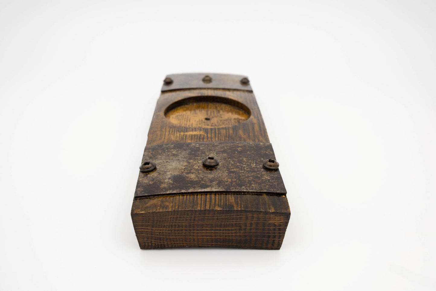 Hand Finished Barrel Stave for Your Smoky Simple Syrup